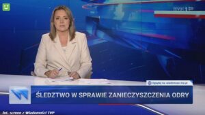 Wiadomości TVP o katastrofie na Odrze.  Atak niemieckich mediów