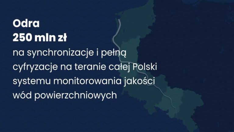 Anna Moskwa: Chcemy stworzyć nowoczesny system stałego monitorowania wód powierzchniowych, wraz z systemem wczesnego reagowania na potencjalne kryzysy, awarie i katastrofy