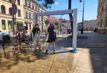 Wodne kurtyny w Lublinie