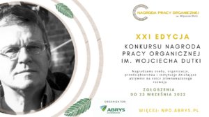 Dwie kategorie Nagrody Pracy Organicznej. Zgłoszenia do 23 września
