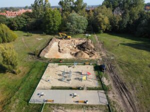 Szczecińskie Dąbie z nowoczesnym skateparkiem