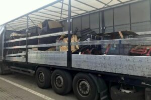 Podlaskie. Nielegalny transport odpadów motoryzacyjnych zatrzymany przez KAS