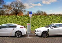 Auta elektryczne podczas ładowania