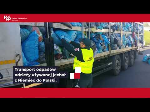 KAS zatrzymała transport 13 ton odpadów odzieży używanej. Odbiorca może otrzymać karę nawet do 500 tys. zł