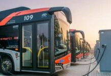 Myjnia autobusowa wykorzystująca deszczową wodę w Rzeszowie