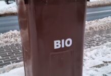 Pojemnik na odpady bio