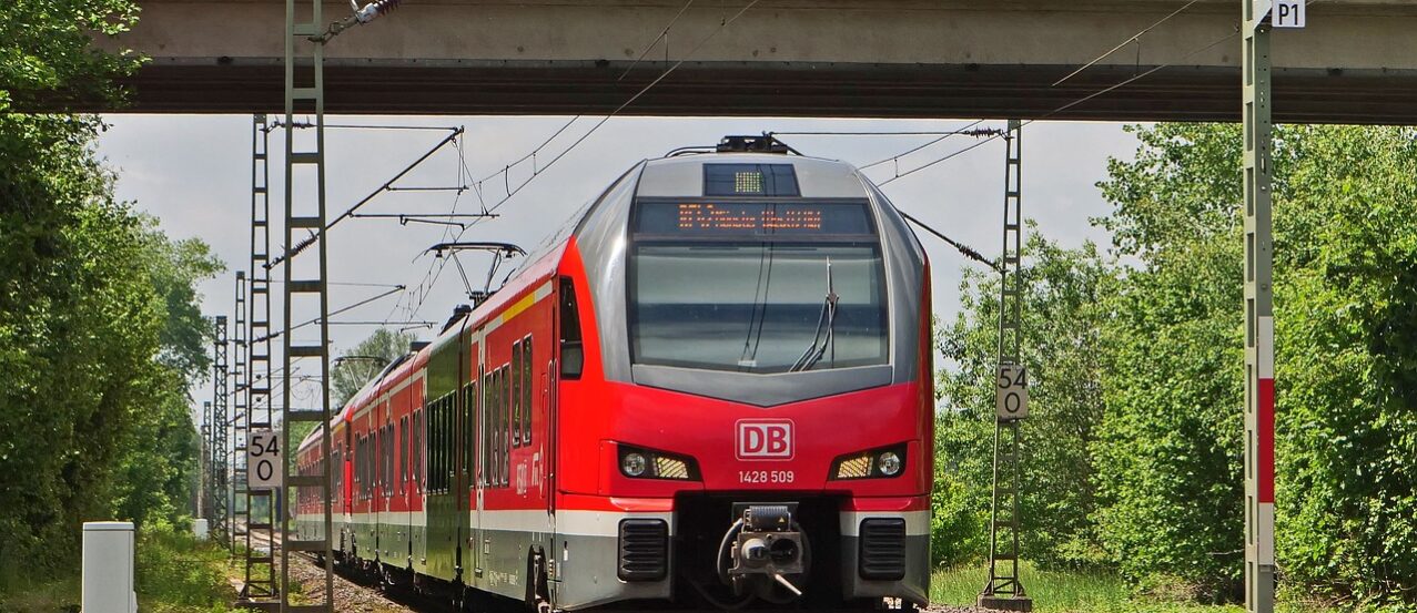 Pociąg niemieckich kolei regionalnych