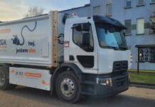 Elektryczna śmieciarka w Bolesławiu Elektryczna śmieciarka