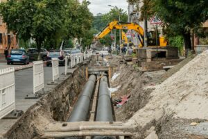 Inwestycje Sosnowieckich Wodociągów na terenie miasta. Prace w rejonie ulic Jedności, Kolejowej i Zdrojowej