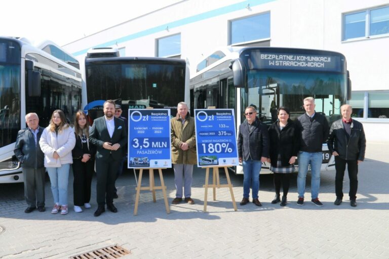 Starachowice. Bezpłatna komunikacja miejska „strzałem w dziesiątkę”