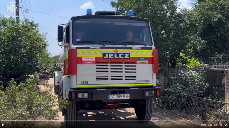 Dzięki polskim cysternom ukraińskiej ludności dostarczono ponad 735 ton wody
