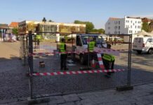 107 słupków w centrum miasta. Gdańsk zabezpiecza ruch pieszo-rowerowy