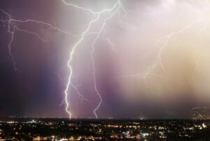 Województwo śląskie z burzami i podtopieniami