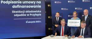 NFOŚiGW przekaże 43 mln zł na likwidację składowiska odpadów w Przylepie