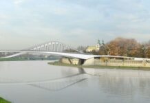 Kładka przez Wisłę w Krakowie – rozstrzygnięto przetarg Wyobrażenie nowej krakowskiej kładki przez Wisłę