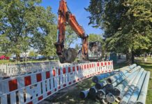 Cracking żeliwnego wodociągu w Szczecinie