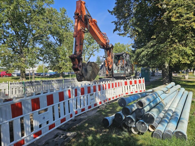 Cracking żeliwnego wodociągu w Szczecinie