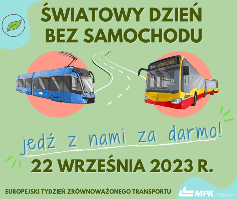 Darmowa komunikacja dla wszystkich - na jeden dzień we Wrocławiu