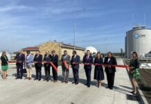 Uroczyste otwarcie pionierskiej oczyszczalni w Cielczy w gminie Jarocin