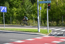 Białystok z nową ścieżką rowerową na Ciołkowskiego