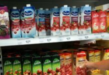 opakowania po sokach