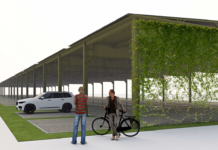 Aquapark Wrocław buduje parking z farmą fotowoltaiczną parking