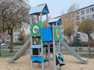 Plac zabaw zmodernizowano w ramach Gliwickiej Inicjatywy Lokalnej