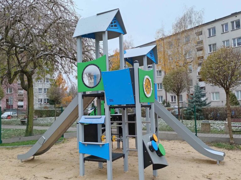 Plac zabaw zmodernizowano w ramach Gliwickiej Inicjatywy Lokalnej