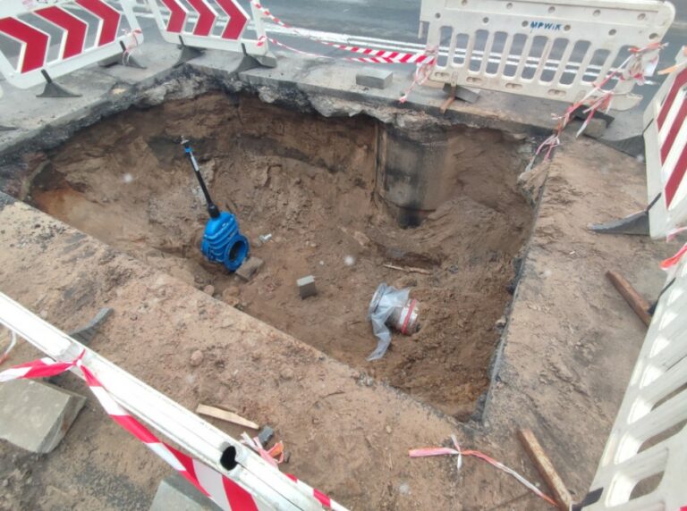 Modernizacja wodociągu w ulicy Wysokiej we Włocławku