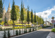 Katowice. Warszawska po rewitalizacji z większą ilością zieleni