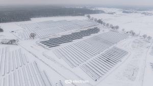 Farma fotowoltaiczna z zastosowaniem trackerów solarnych