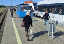 Pociąg relacji Gdynia Kościerzyna