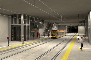 Warszawa planuje schować jedną z tras tramwajowych po ziemię