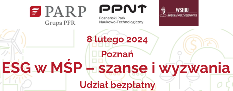 ESG w MŚP – szanse i wyzwania - konferencja