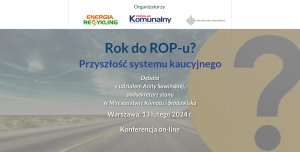 Już jutro debata o ROP-ie i systemie kaucyjnym. Zarejestruj się on-line
