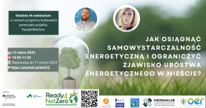 Webinarium: Samowystarczalność energetyczna i walka z ubóstwem energetycznym w mieście