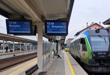 Podkarpacka Kolej Aglomeracyjna z nowym zapleczem technicznym Pociąg Podkarpackiej Kolei Aglomeracyjnej
