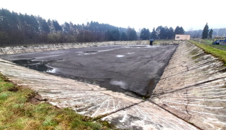 Modernizacja zbiornika retencyjnego w GOŚ w Chrzanowie na finiszu