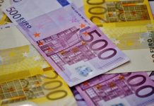 euro, banknoty