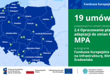 19 miejscowości z Miejskimi Planami Adaptacji z dofinansowaniem z Funduszy Europejskich. Będzie kolejny nabór