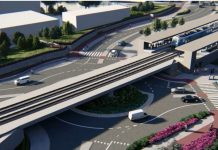Wizualizacja projektu węzła Gliwice - Łabędy