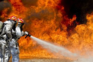 Pożar w oczyszczalni ścieków na warszawskim Wilanowie