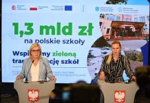Zielona transformacja szkół. Hennig-Kloska: 1,3 mld zł na termomodernizację polskich szkół