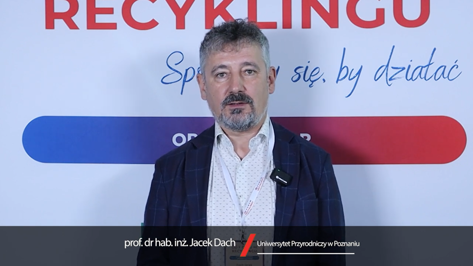Prof. dr hab. inż. Jacek Dach: Mamy technologie, mamy specjalistów, mamy również ogromny potencjał w bioodpadach