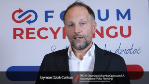 Szymon Dziak-Czekan o Forum Recyklingu