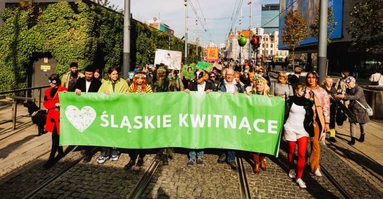 Ekologiczna manifestacja setek Ślązaków na ulicach Katowic