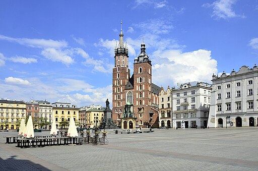 Naukowcy wskazali, gdzie na Rynku Głównym w Krakowie można posadzić nowe drzewa