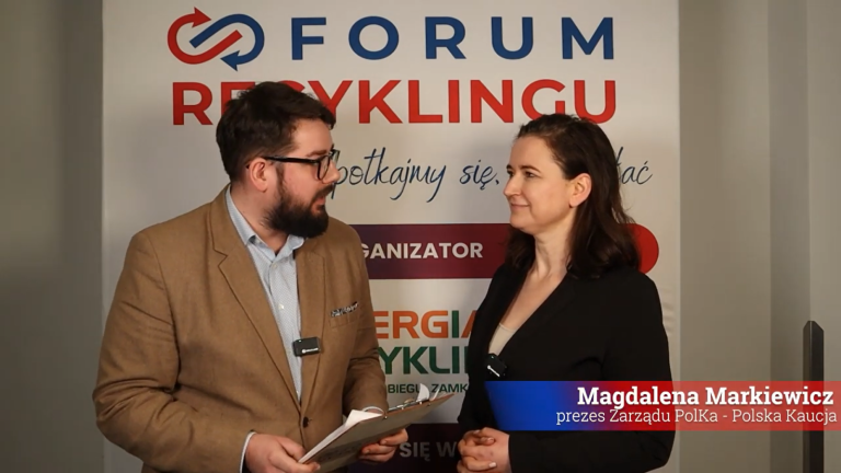 Magdalena Markiewicz (PolKa): butelkę oddamy w każdym kaucjomacie