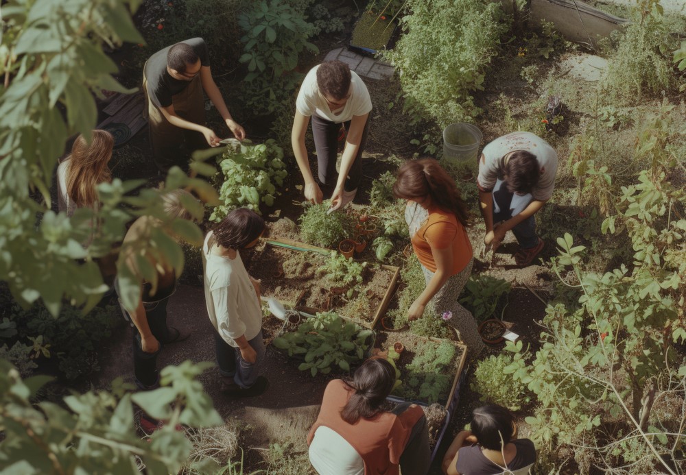 Warszawskie ogrody miejskie jako zielona odpowiedź na zmiany klimatu i samotność w mieście