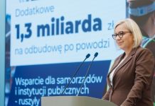 Hennig-Kloska: dodatkowe 1,3 mld zł na odbudowę po powodzi